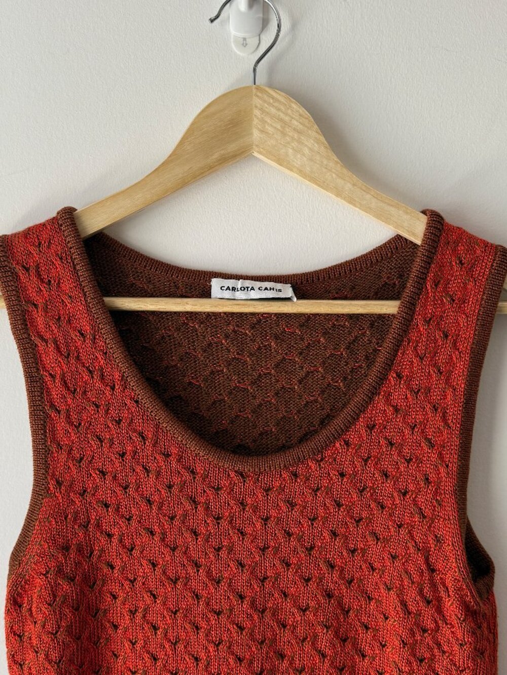 Carlota Cahis Knit Tank, Size Small